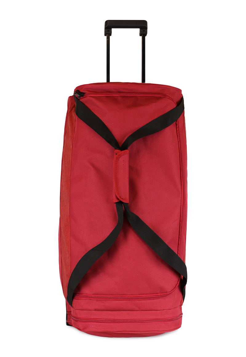 BOLSO DE VIAJE CON RUEDAS KROSS L 131 LTS ROJO + CANDADO F - 3