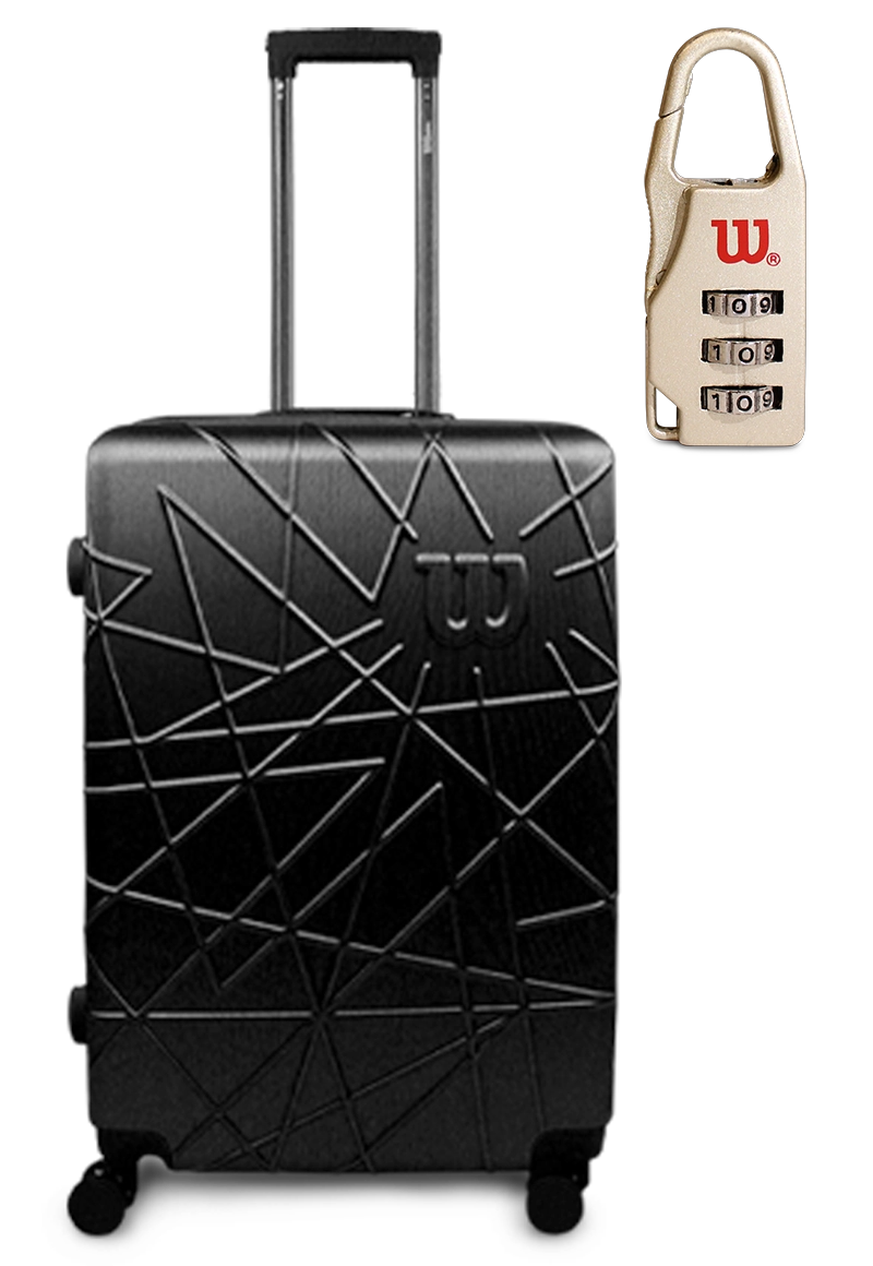 MALETA EAST COAST NEGRA MEDIANA 20KG WILSON - 1