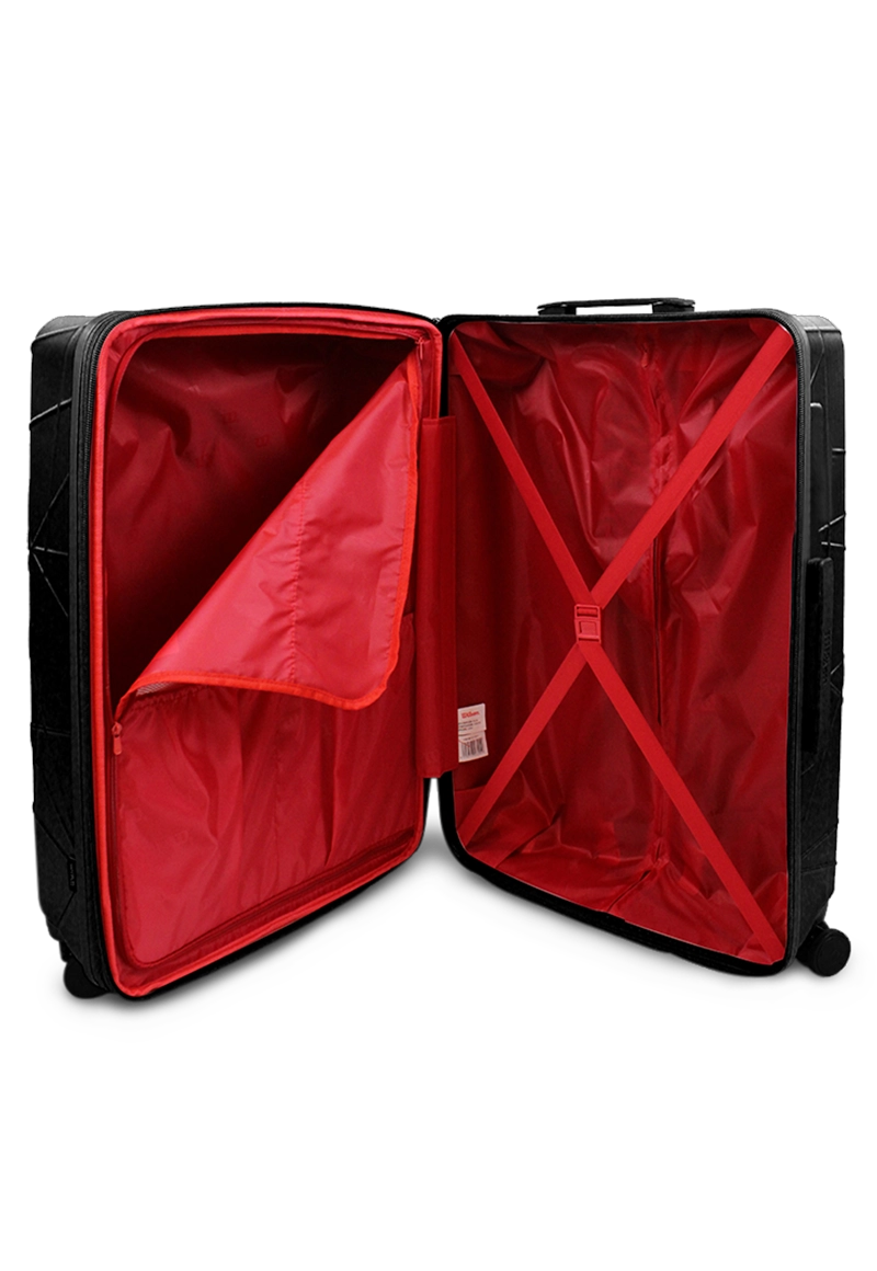 MALETA EAST COAST NEGRA MEDIANA 20KG WILSON - 2