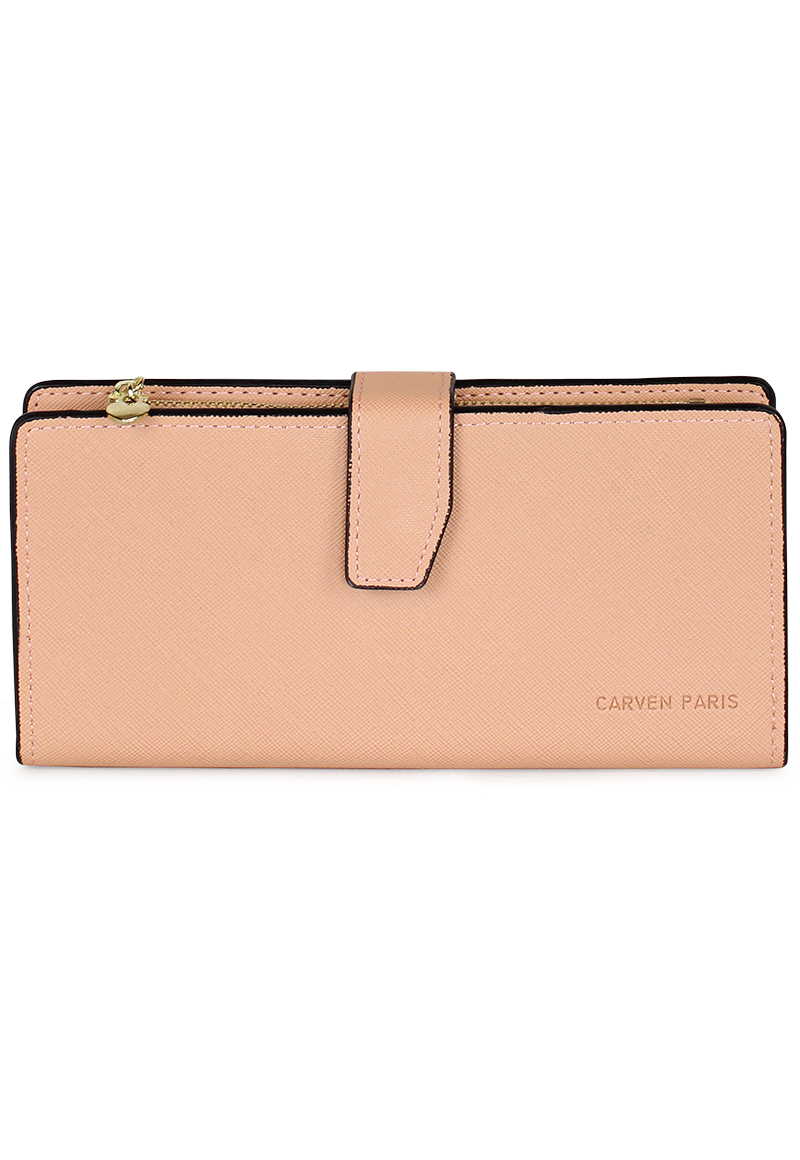 BILLETERA MUJER VESTA PINK CARVEN - 1