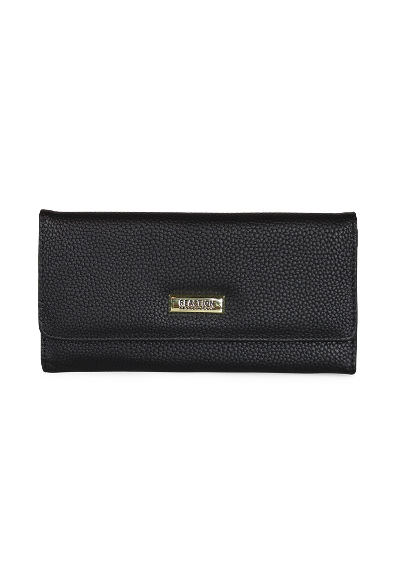 2 BILLETERAS DE MUJER FIDELIA NEGRA Y GRIS KENNETH COLE - 3