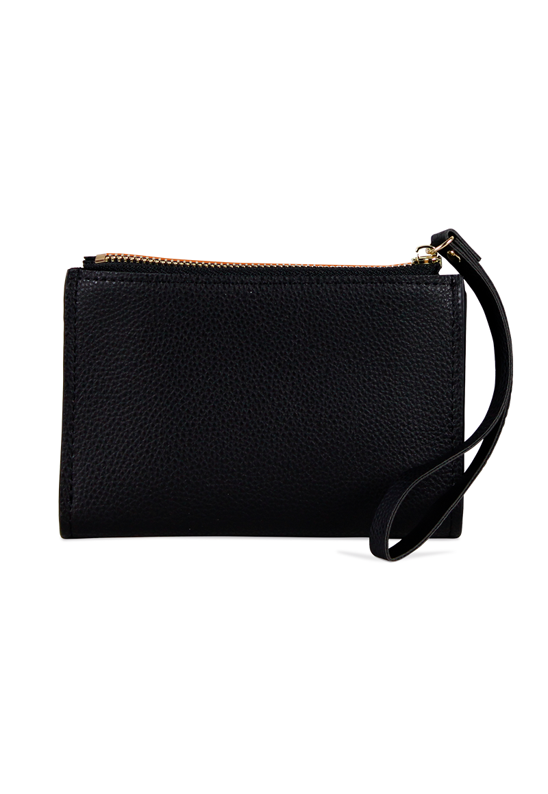 2 BILLETERAS DE MUJER ADARA NEGRA Y CAFÉ CARVEN - 5