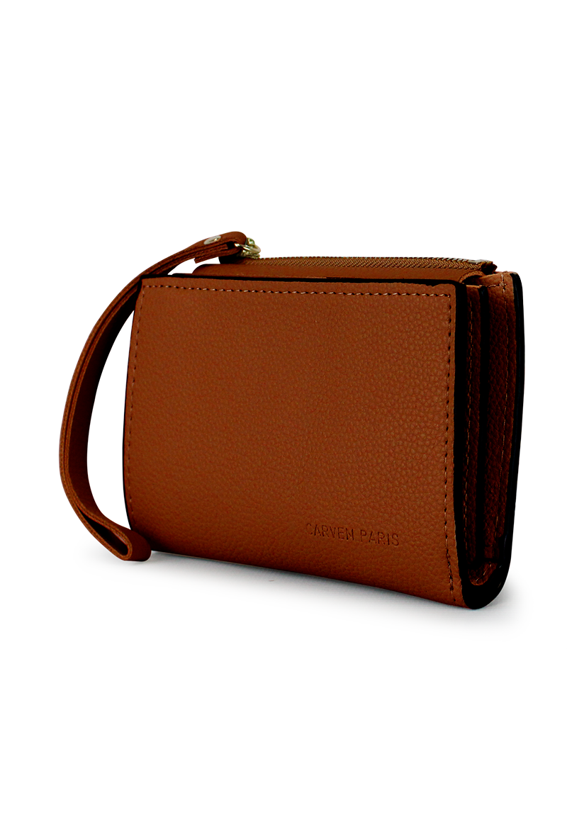 2 BILLETERAS DE MUJER ADARA NEGRA Y BROWN CARVEN - 9