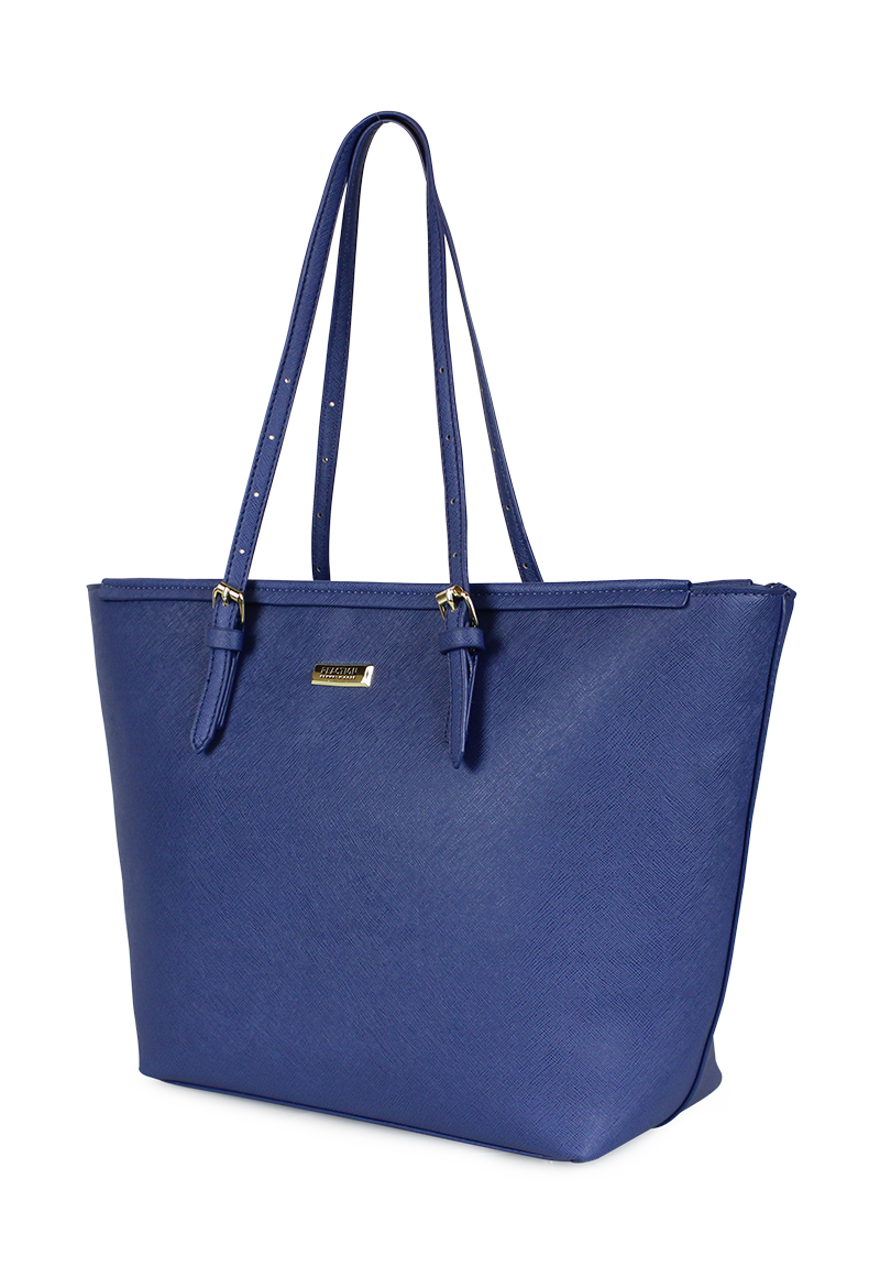 CARTERA TEMPO + BILLETERA TRIFOLD AZUL KENNETH COLE - 2