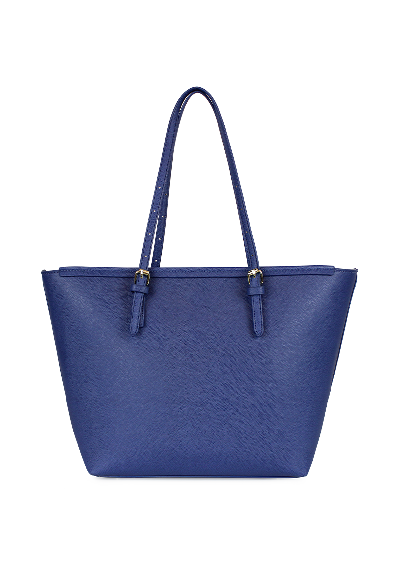 CARTERA TEMPO + BILLETERA TRIFOLD AZUL KENNETH COLE - 3