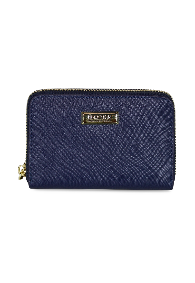 CARTERA TEMPO + BILLETERA TRIFOLD AZUL KENNETH COLE - 4