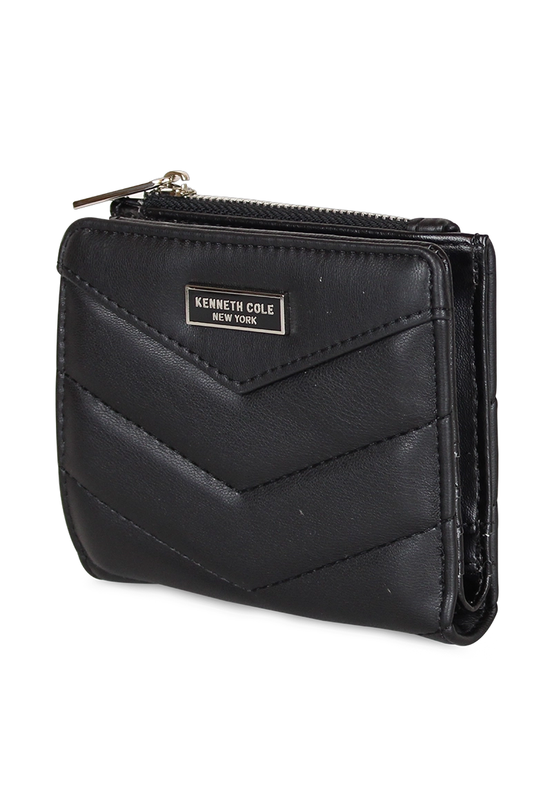 CARTERA ACOLCHADA PEYTON + BILLETERA ABELLA AZUL KENNETH COLE - 5