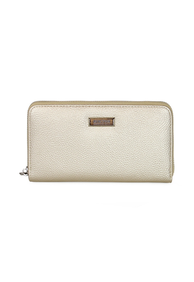 2 BILLETERAS DE MUJER CALIXTA NEGRA Y GOLD KENNETH COLE ' - 6