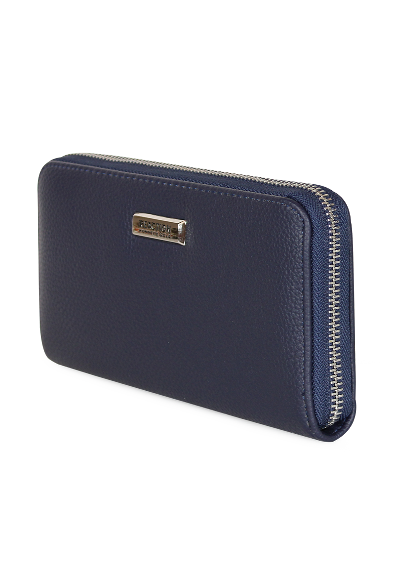 2 BILLETERAS DE MUJER CALIXTA NEGRA Y AZUL KENNETH COLE - 5