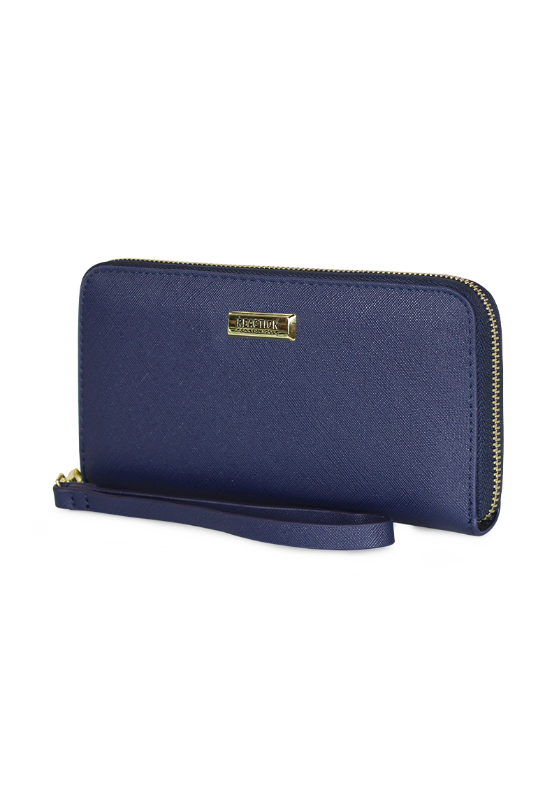 2 BILLETERAS DE MUJER JAEDA NEGRA Y AZUL KENNETH COLE - 5