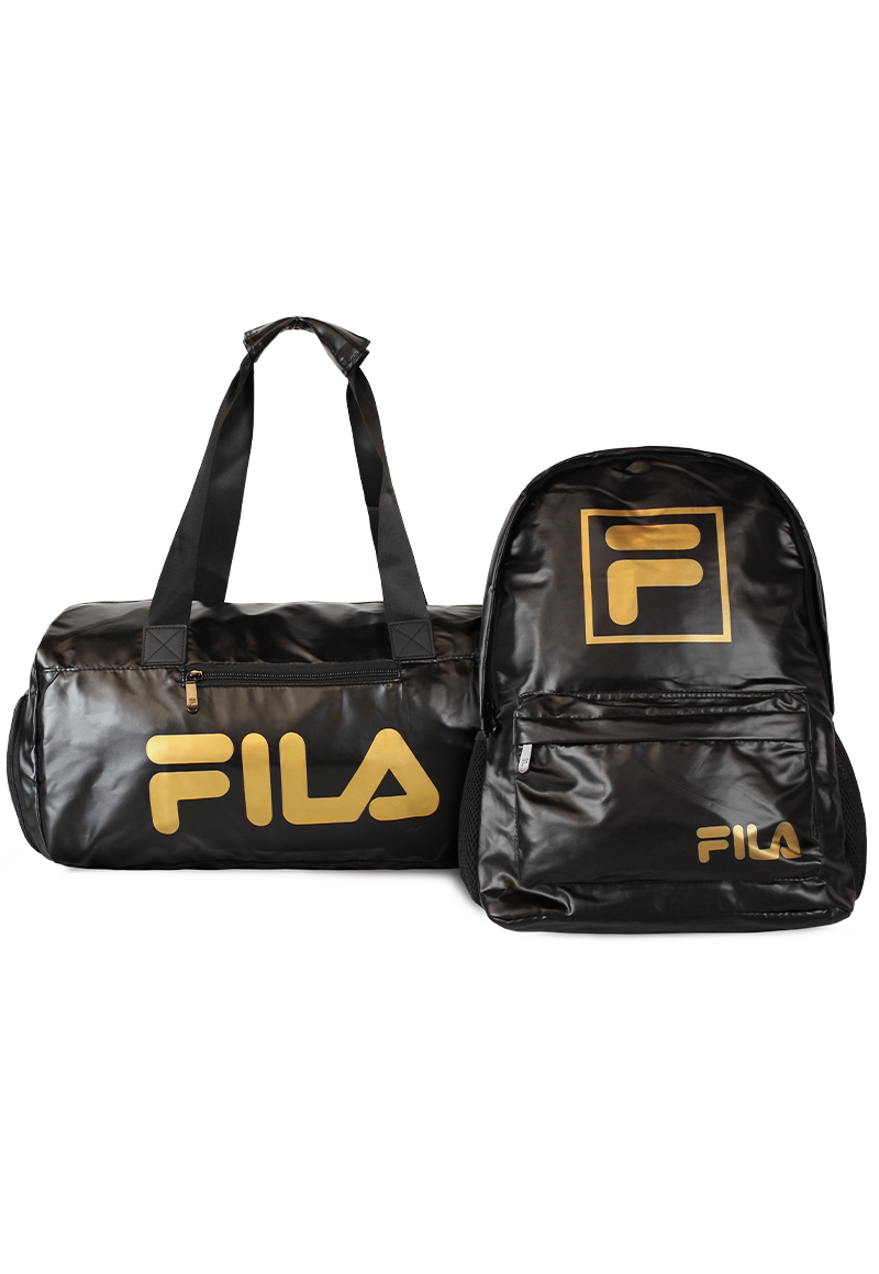 MOCHILA + BOLSO BOLONIA BLACK FILA - 1