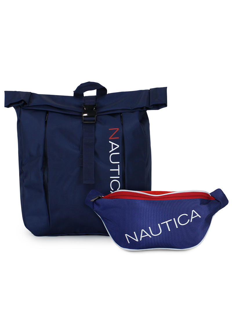 MOCHILA BEND + BANANO KAPPA AZUL NAUTICA - 1