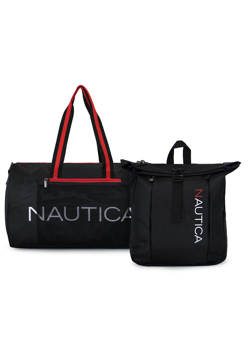 BOLSO ARIES + MOCHILA BEND NEGRA NAUTICA - 7