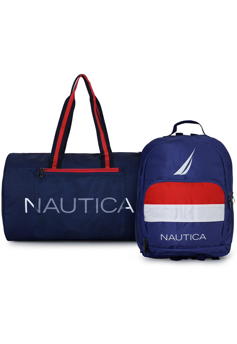 BOLSO ARIES + MOCHILA PÓLUX AZUL NAUTICA - 1