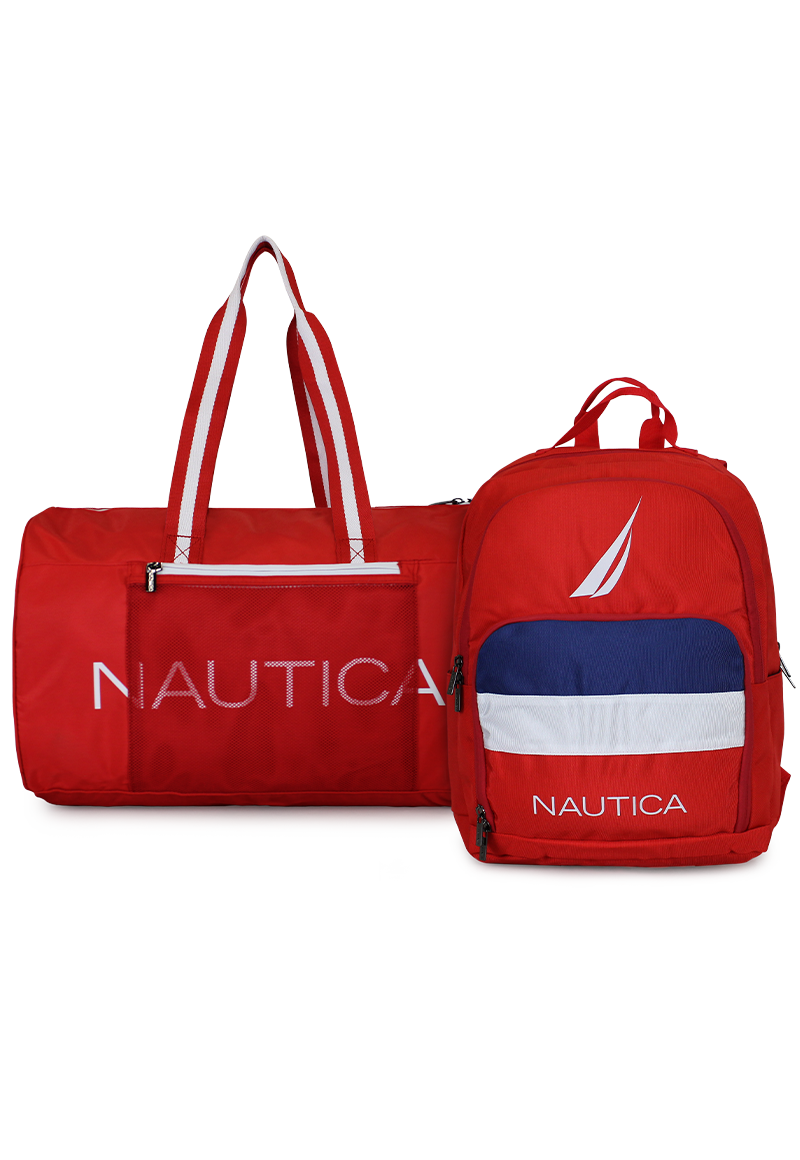BOLSO ARIES + MOCHILA PÓLUX ROJA NAUTICA - 1