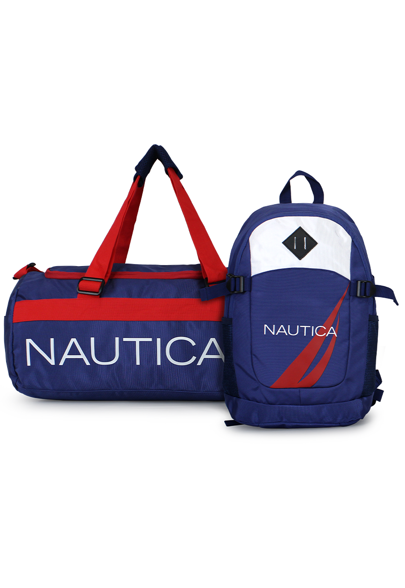 BOLSO VALAR + MOCHILA ATLAS AZUL NAUTICA - 1