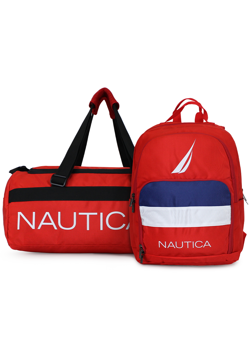 BOLSO VALAR + MOCHILA PÓLUX ROJA NAUTICA - 1