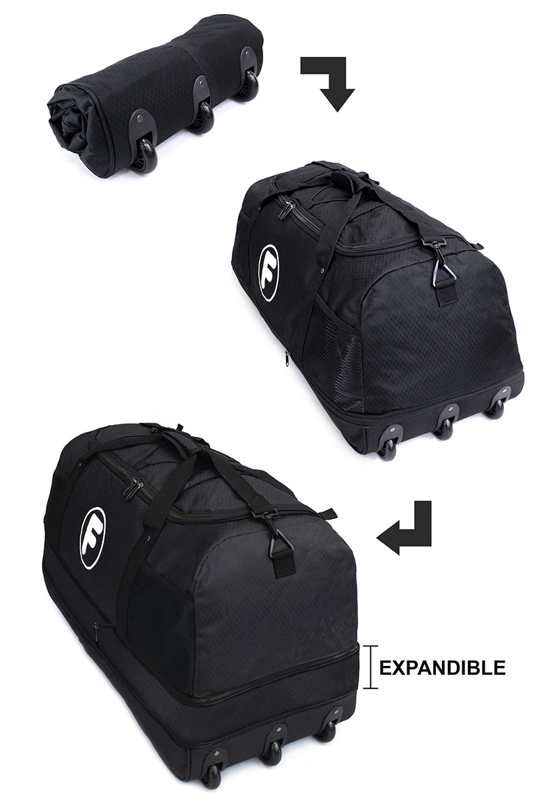BOLSO ENROLLABLE GOLIAT 130 LTRS + CANDADO NEGRO F - 2