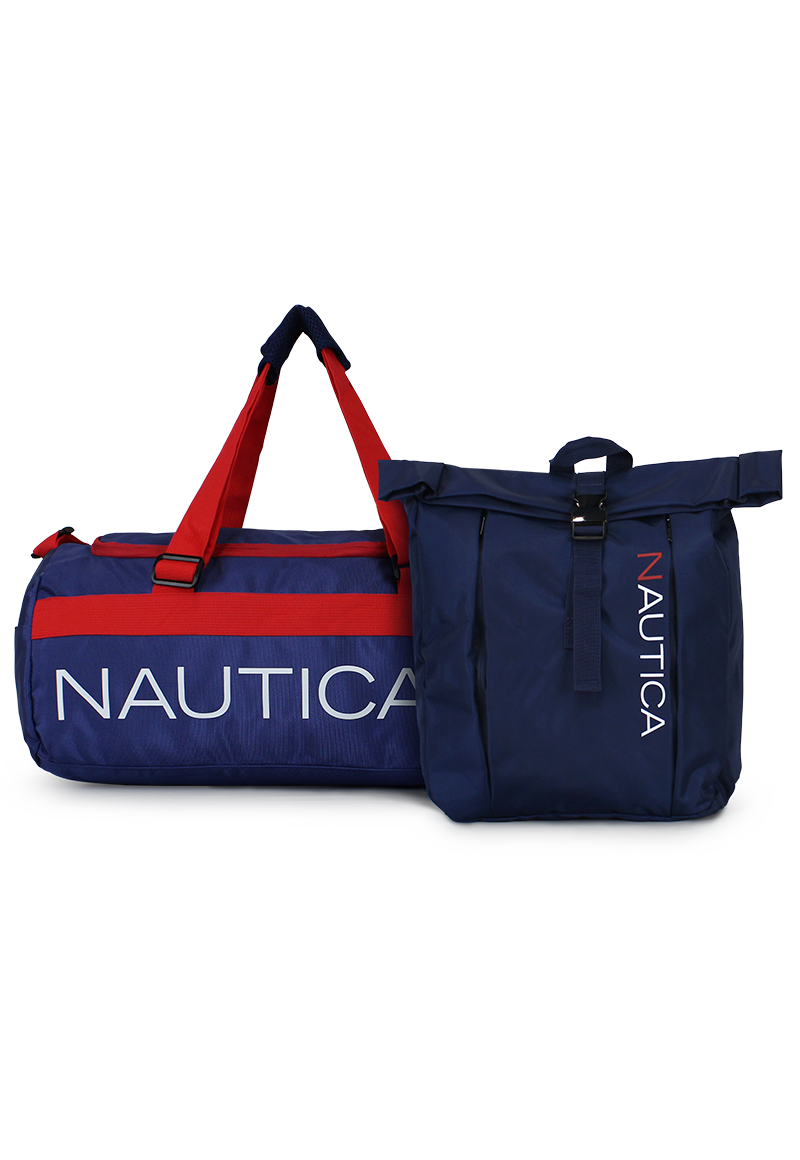 BOLSO VALAR + MOCHILA BEND AZUL NAUTICA - 1