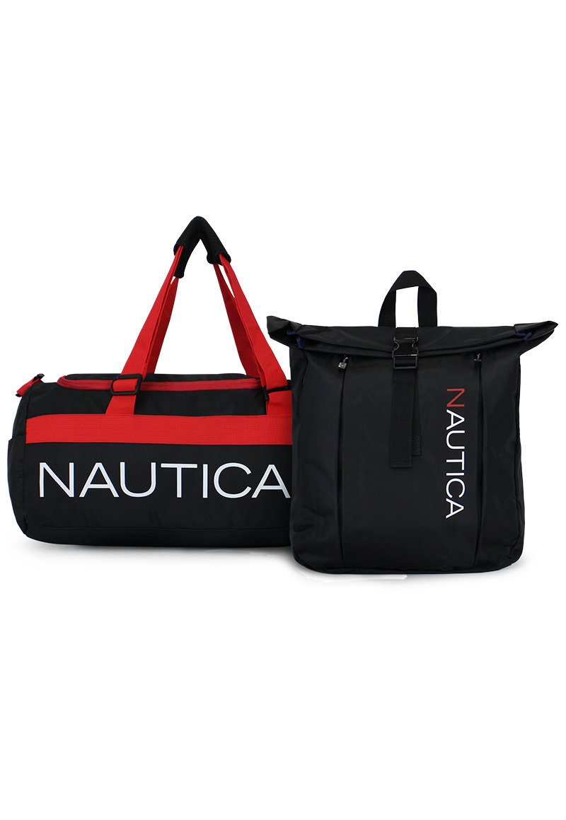 BOLSO VALAR + MOCHILA BEND NEGRA NAUTICA - 1