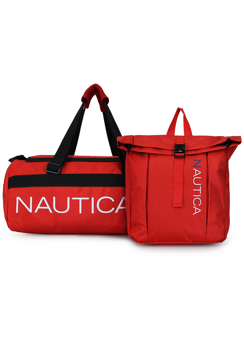 BOLSO VALAR + MOCHILA BEND ROJA NAUTICA - 1