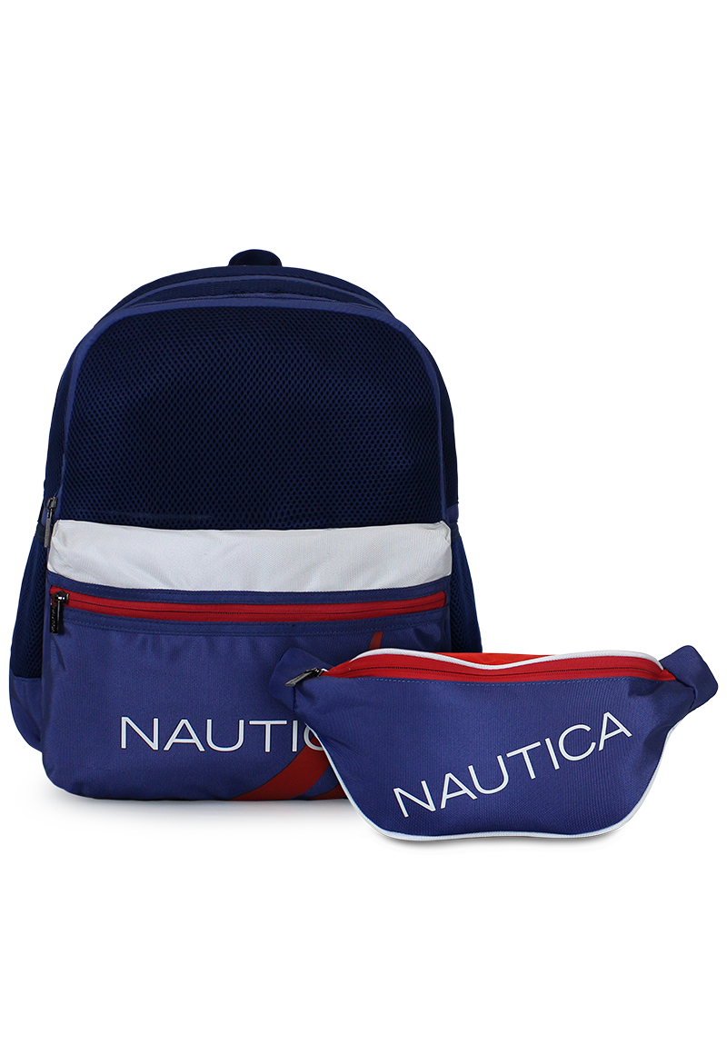 MOCHILA STARK + BANANO KAPPA AZUL NAUTICA - 1