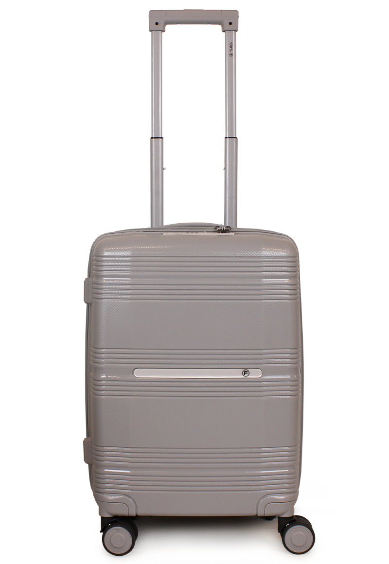 MALETA DE CABINA CON USB CHIC GRIS F LA MALETA DE CHILE - 1