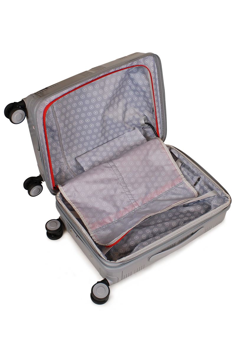 MALETA DE CABINA CON USB CHIC GRIS F LA MALETA DE CHILE - 3
