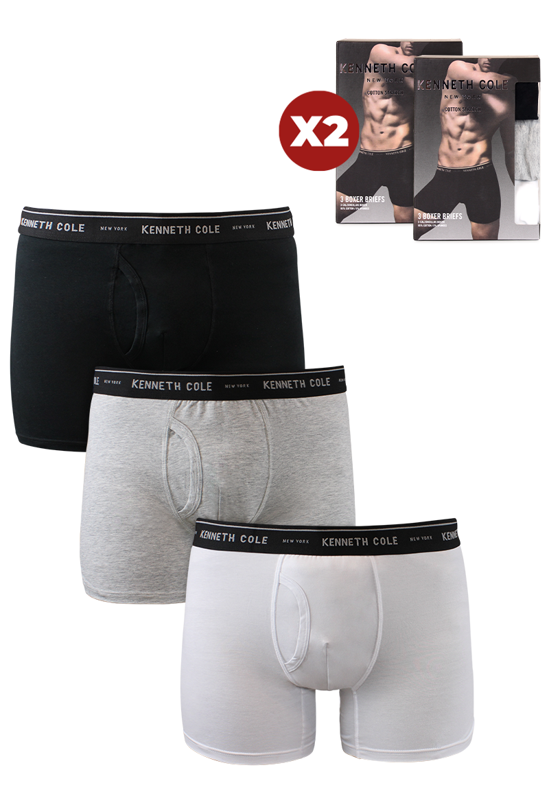 PACK 6 BOXER ALGODÓN HOMBRE KENNETH COLE MULTICOLOR - 1