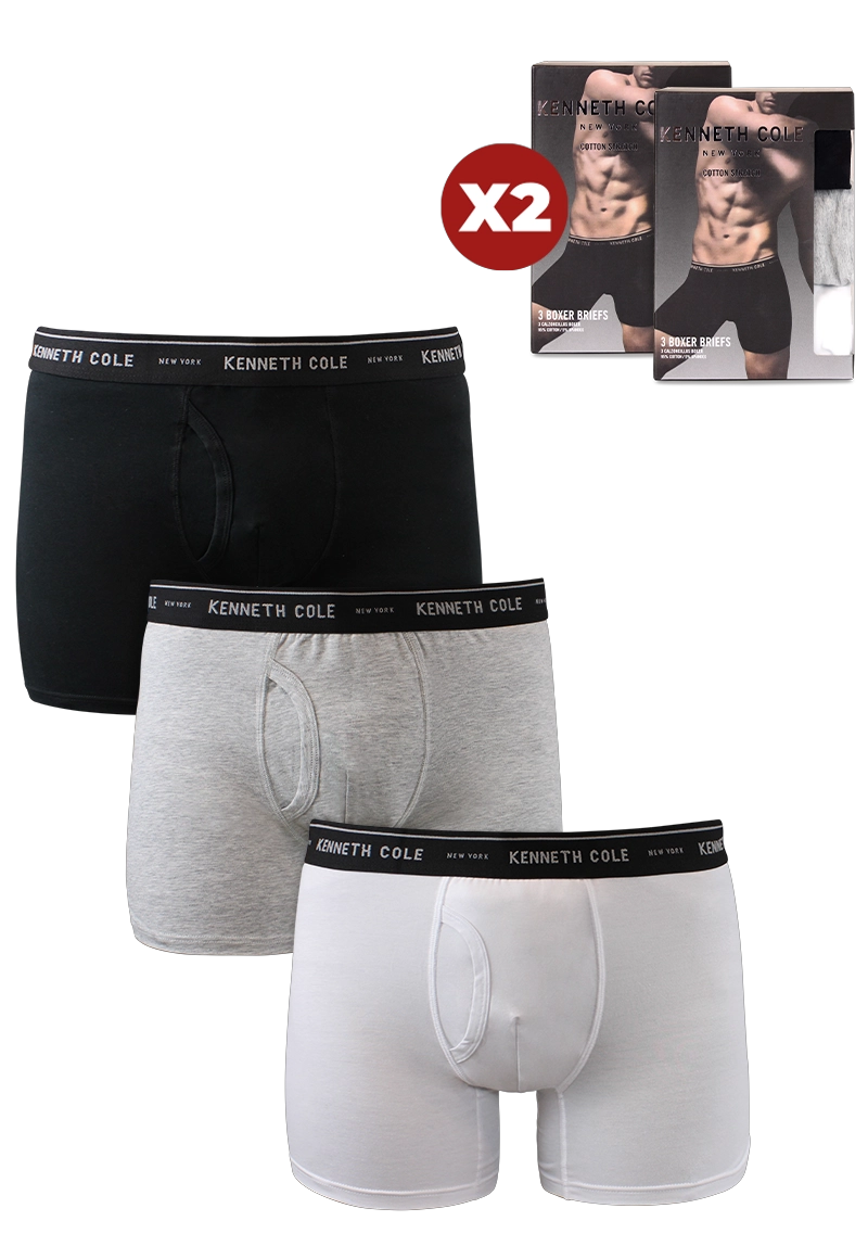 PACK 6 BOXER ALGODÓN HOMBRE KENNETH COLE MULTICOLOR - 1