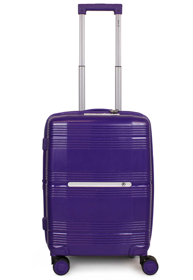 MALETA DE CABINA CON USB CHIC PÚRPURA F LA MALETA DE CHILE - 1