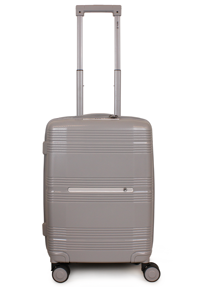 MALETA DE CABINA CON USB CHIC GRIS F LA MALETA DE CHILE - 1