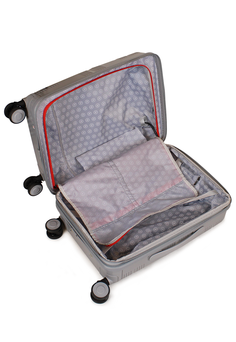 MALETA DE CABINA CON USB CHIC GRIS F LA MALETA DE CHILE - 3
