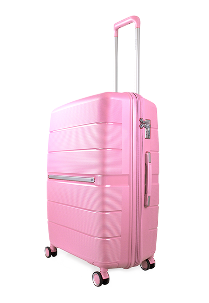 MALETA MEDIANA XPOS ROSADA + MORRAL DE REGALO SWISS BAG - 2