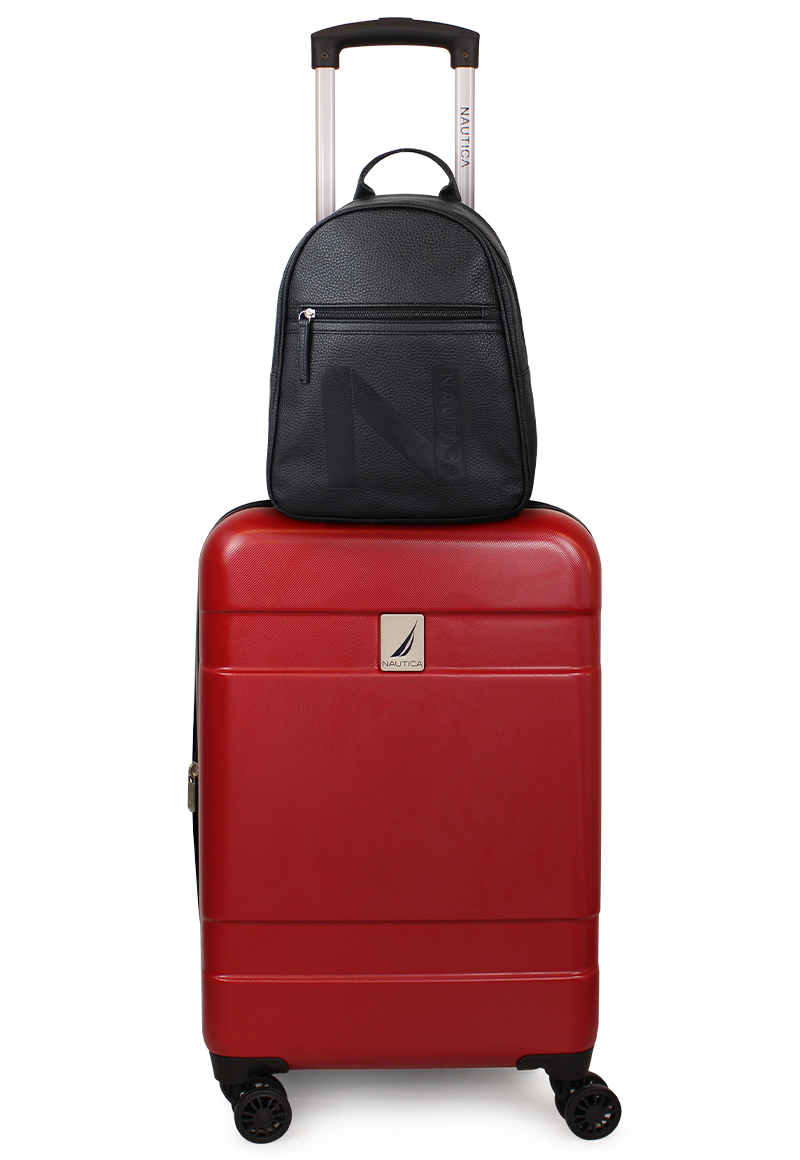 PACK NAUTICA MALETA CABINA BORA ROJA 10KG + MOCHILA MALIK - 1