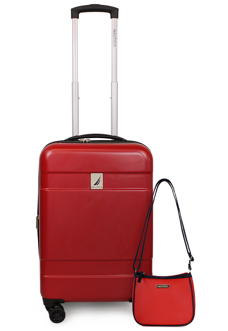 PACK NAUTICA MALETA CABINA BORA 10KG + CROSSBODY DIANA ROJA - 1