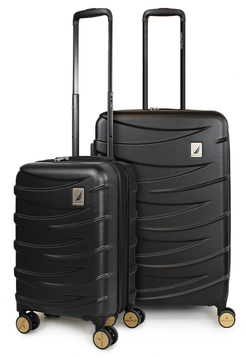 PACK 2 MALETAS S+M MÓNACO DE 10 Y 20KG NEGRA NAUTICA - 1