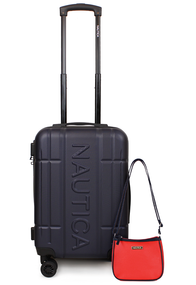 PACK NAUTICA MALETA CABINA AMSTERDAM AZUL + BANDOLERA DIANA - 1