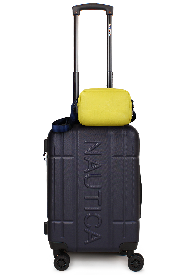 PACK NAUTICA MALETA CABINA AMSTERDAM AZUL + CROSSBODY EMMA - 1