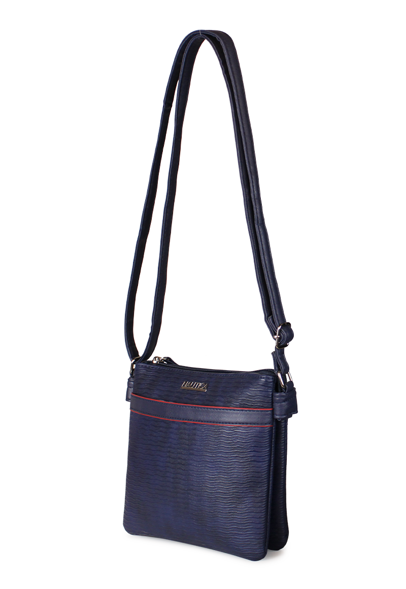 PACK NAUTICA MALETA CABINA AMSTERDAM + CROSSBODY LEEWAY AZUL - 3
