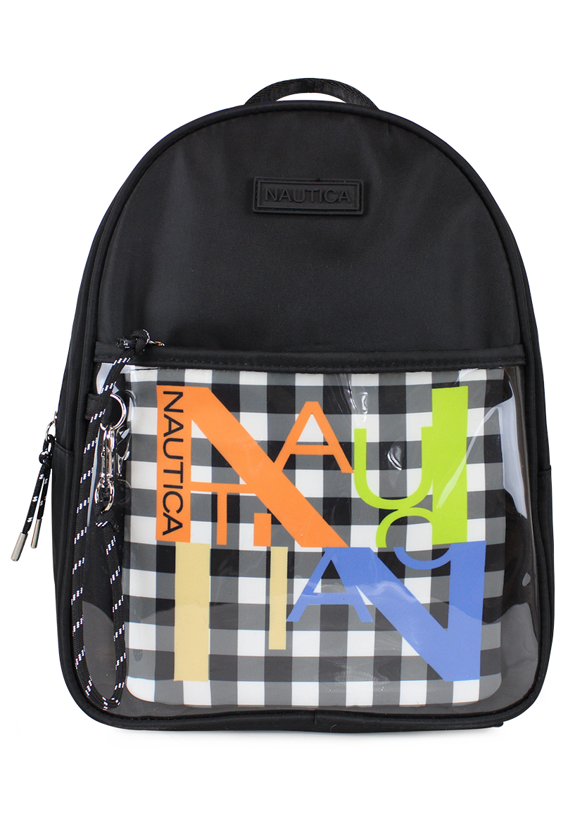 MOCHILA LIBRA NEGRA CON BOLSITO EXTRAÍBLE NAUTICA - 1