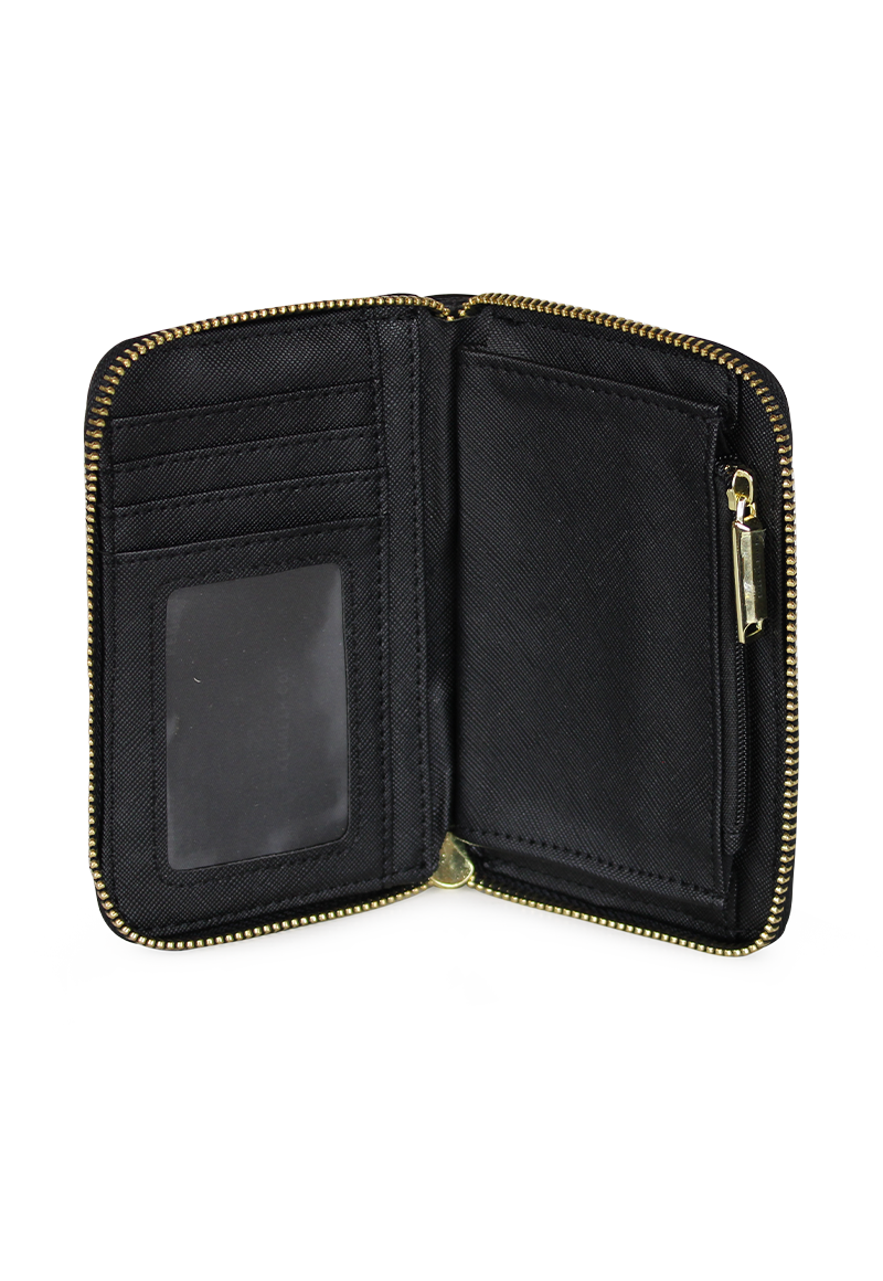 PACK BILLETERA TRIFOLD NEGRA + PAÑUELO ONI BLANCO KENNETH COLE - 4