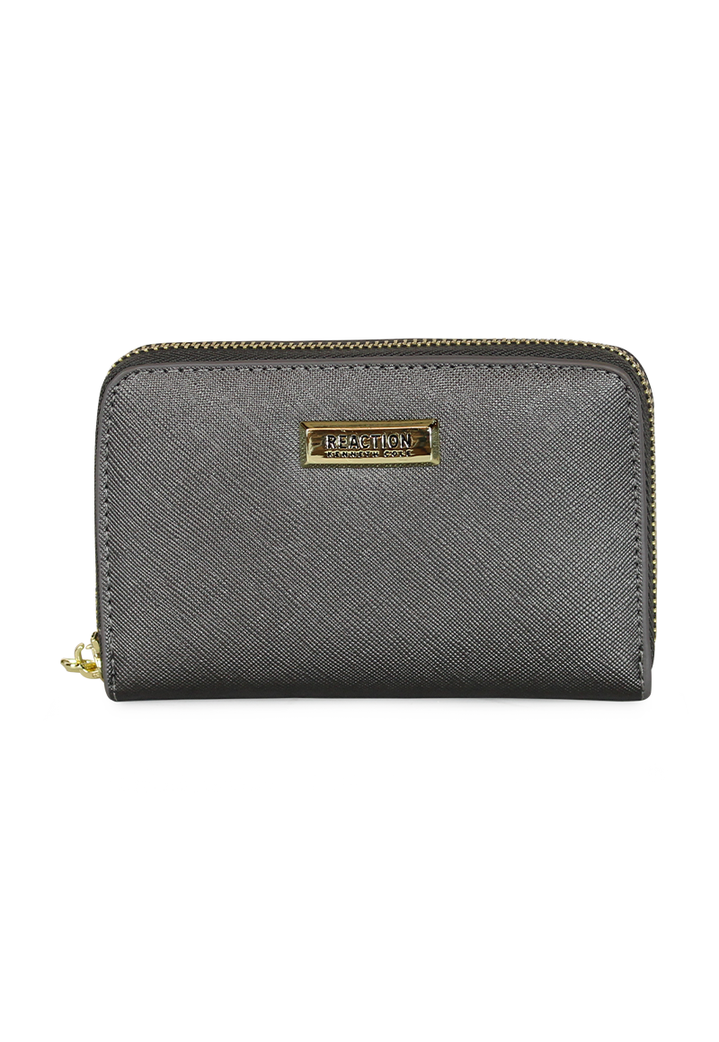 PACK BILLETERA TRIFOLD GRIS + PAÑUELO ONI PINK KENNETH COLE - 3