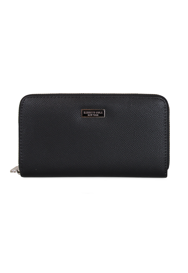 PACK BILLETERA BESSIE NEGRA + PAÑUELO ONI NEGRO KENNETH COLE - 3