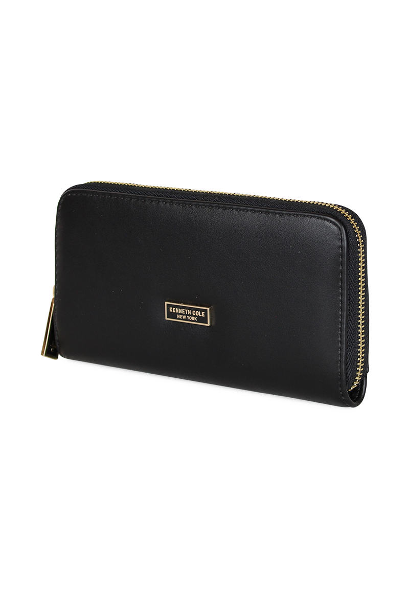 PACK BILLETERA GOLDY NEGRA + PAÑUELO OMANI NEGRO KENNETH COLE - 2