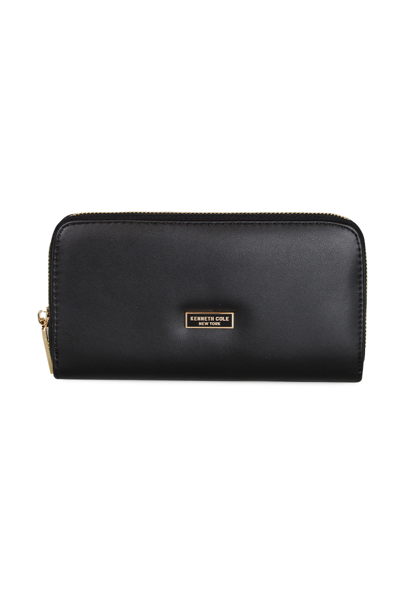 PACK BILLETERA GOLDY NEGRA + PAÑUELO OMANI NEGRO KENNETH COLE - 3