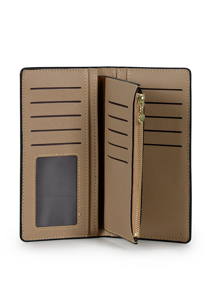 PACK BILLETERA VESTA TAUPE + PAÑUELO OMANI BEIGE CARVEN - 5