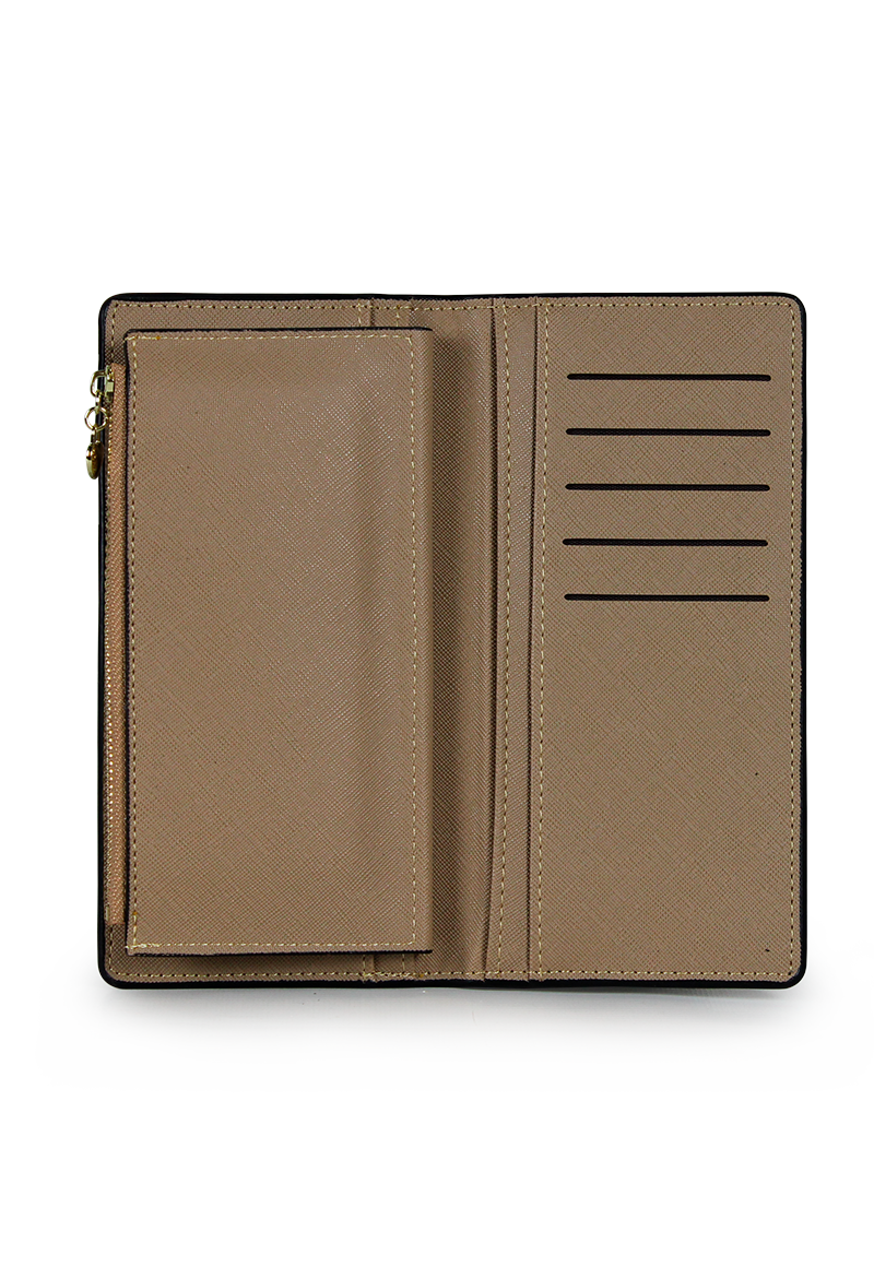 PACK BILLETERA VESTA TAUPE + PAÑUELO OMANI BEIGE CARVEN - 6