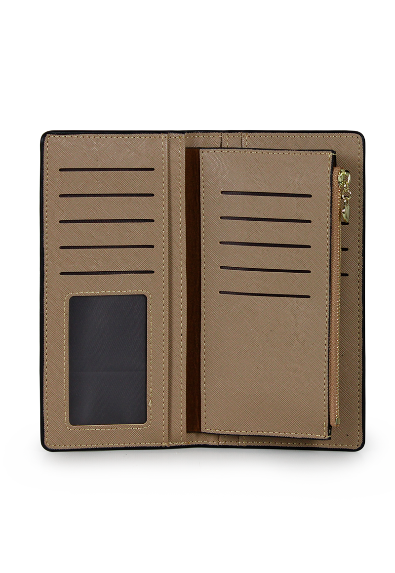 PACK BILLETERA VESTA TAUPE + PAÑUELO OMANI BEIGE CARVEN - 7