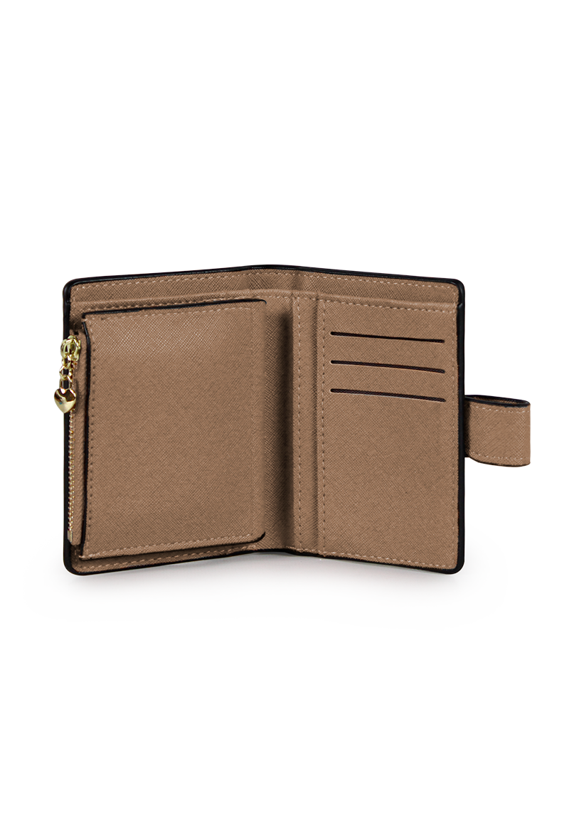 PACK BILLETERA BRIANA TAUPE + PAÑUELO OMANI BEIGE CARVEN - 6